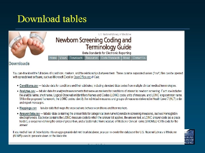 Download tables 