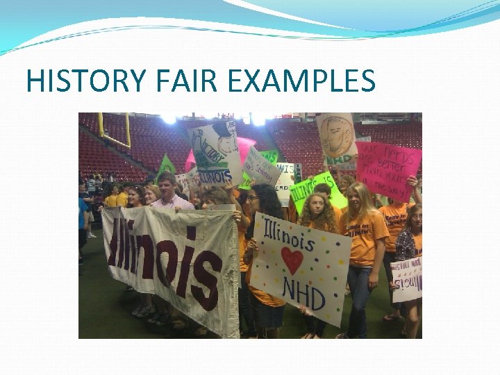 HISTORY FAIR EXAMPLES 
