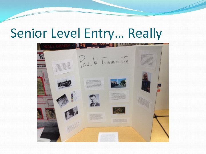 Senior Level Entry… Really 