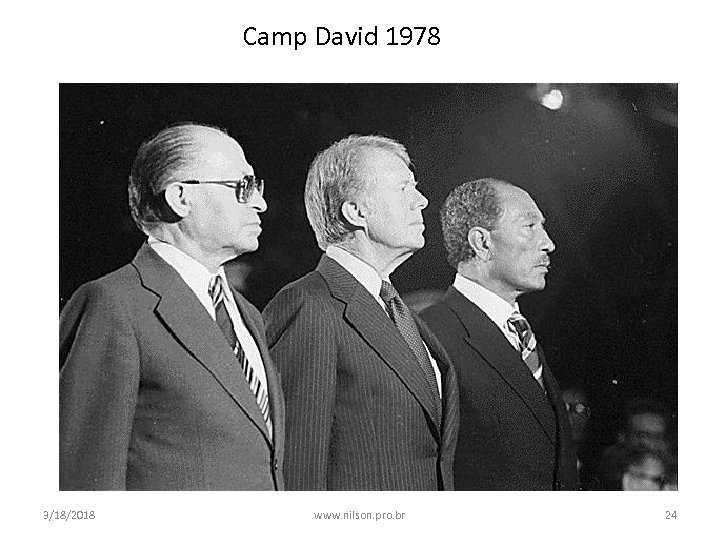 Camp David 1978 3/18/2018 www. nilson. pro. br 24 