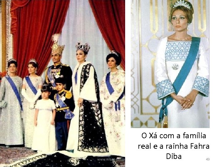 3/18/2018 www. nilson. pro. br O Xá com a família real e a rainha