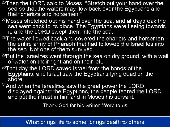 26 Then the LORD said to Moses, 
