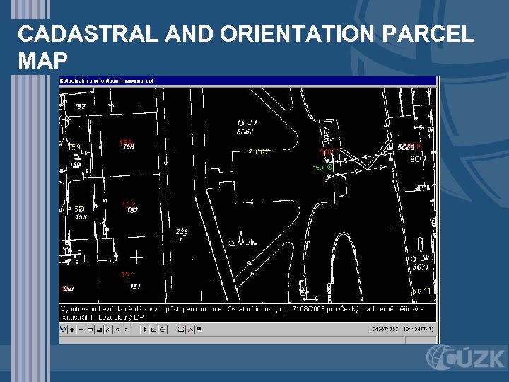 CADASTRAL AND ORIENTATION PARCEL MAP 