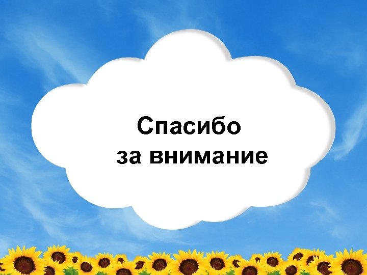 Спасибо за внимание 