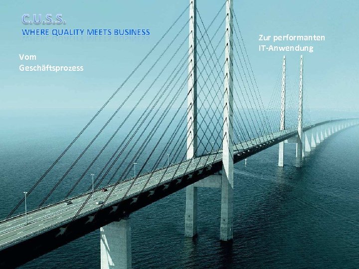 Vom Geschäftsprozess Zur performanten IT-Anwendung 