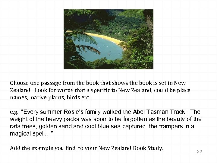 Choose one passage from the book that shows the book is set in New