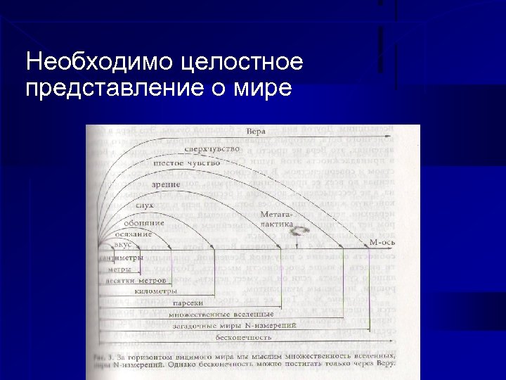 Необходимо целостное представление о мире 