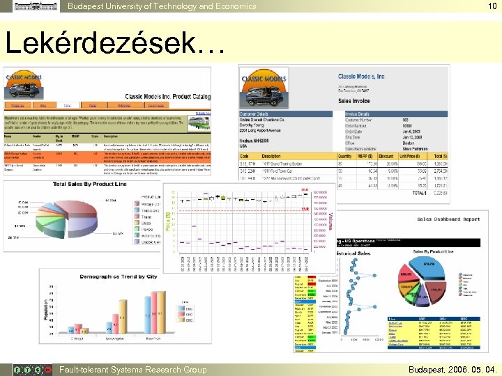 Budapest University of Technology and Economics 10 Lekérdezések… Fault-tolerant Systems Research Group Budapest, 2006.