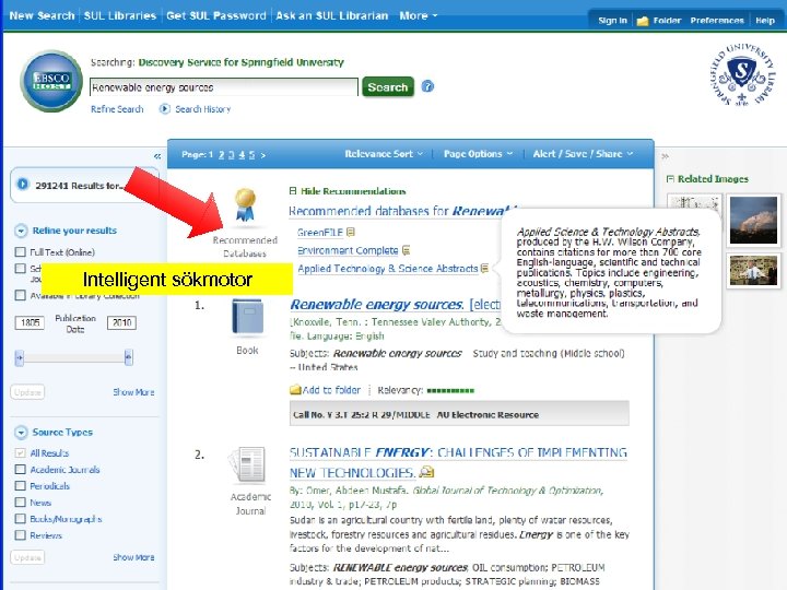 Intelligent sökmotor 
