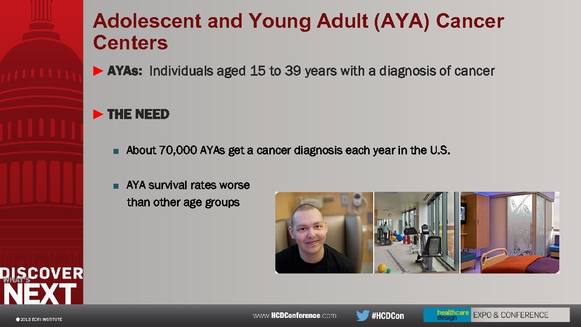 Adolescent and Young Adult (AYA) Cancer Centers ► AYAs: Individuals aged 15 to 39