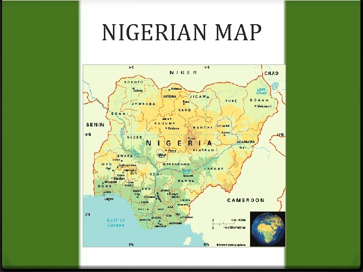 NIGERIAN MAP 