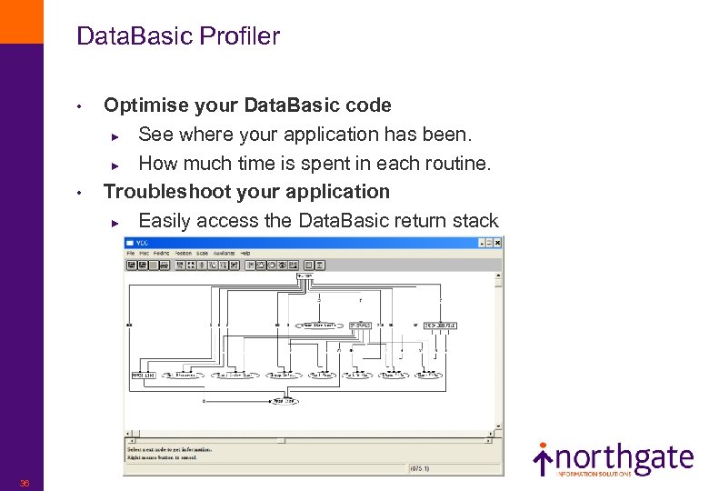 Data. Basic Profiler • • 36 Optimise your Data. Basic code ► See where