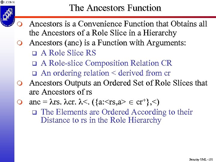 The Ancestors Function m m Ancestors is a Convenience Function that Obtains all the