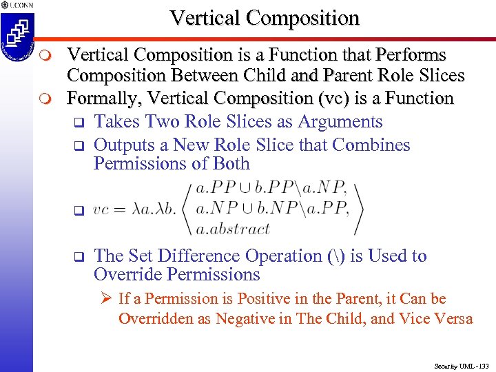 Vertical Composition m m Vertical Composition is a Function that Performs Composition Between Child