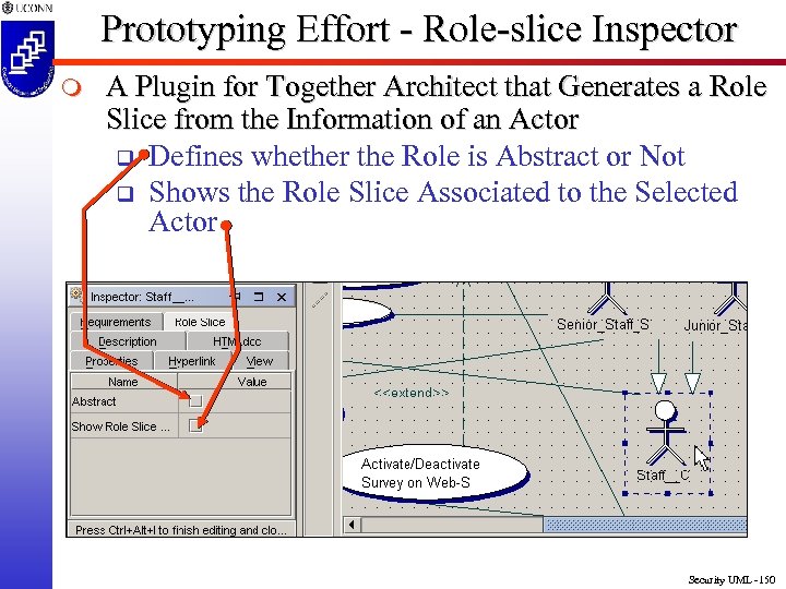 Prototyping Effort - Role-slice Inspector m A Plugin for Together Architect that Generates a