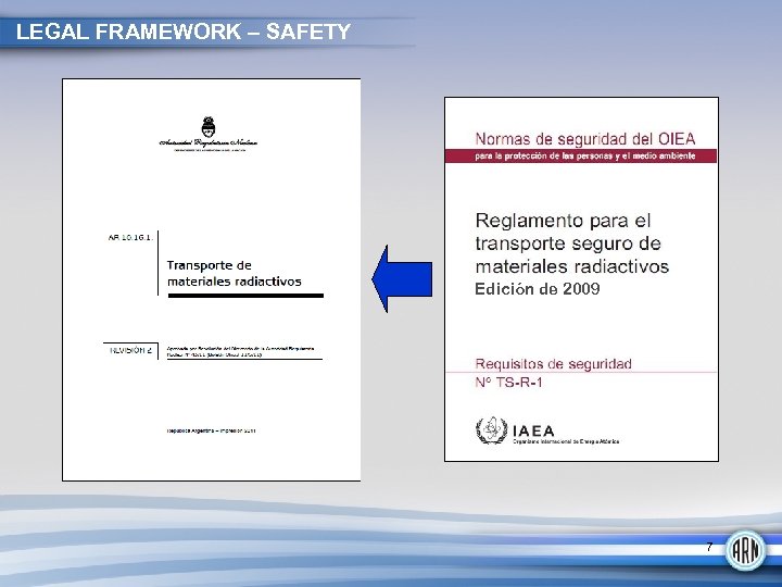 LEGAL FRAMEWORK – SAFETY Edición de 2009 7 