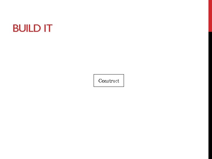 BUILD IT Construct 