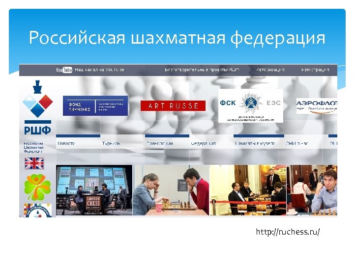 Российская шахматная федерация http: //ruchess. ru/ 
