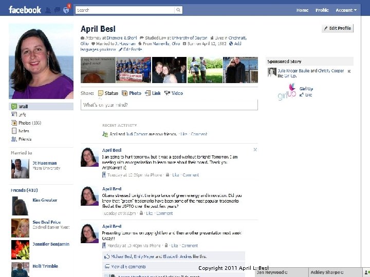 Copyright 2011 April L. Besl 