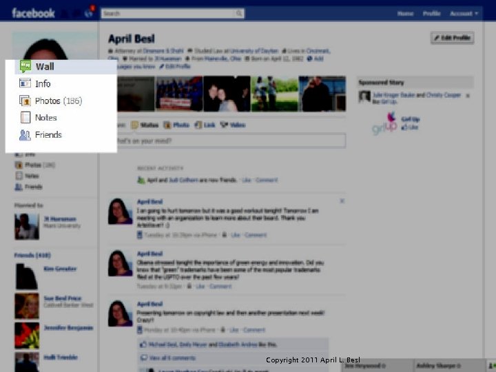 Copyright 2011 April L. Besl 