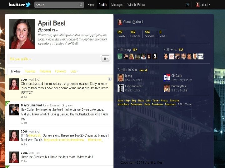 Copyright 2011 April L. Besl 