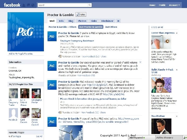 Copyright 2011 April L. Besl 