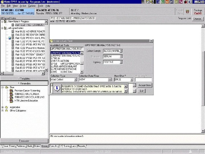 Health Tech Net July 15, 2005 22 