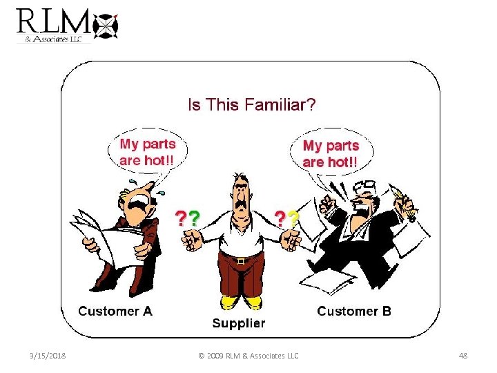 3/15/2018 © 2009 RLM & Associates LLC 48 