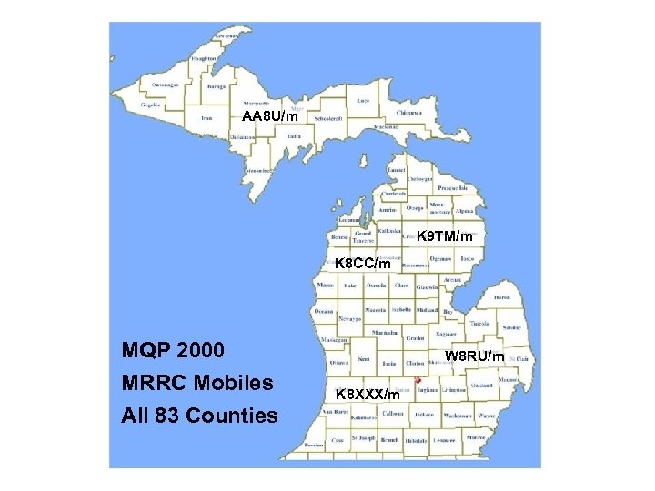 AA 8 U/m K 9 TM/m K 8 CC/m MQP 2000 MRRC Mobiles All