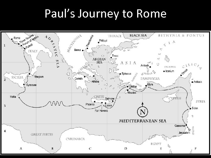 Paul’s Journey to Rome 