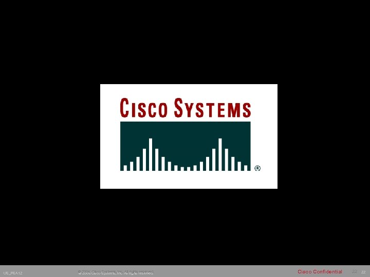US_PSA 12 © 2004, Cisco Systems, Inc. All rights reserved. © 2005 Cisco Systems,