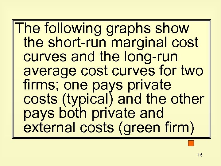 The following graphs show the short-run marginal cost curves and the long-run average cost