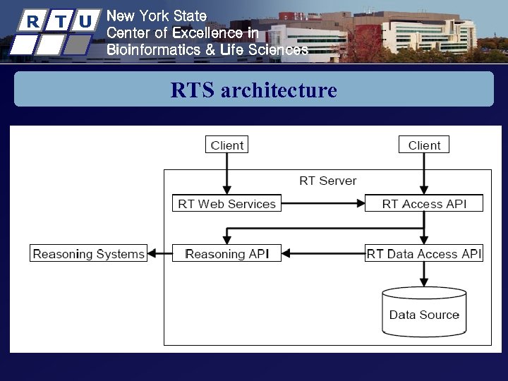 R T U New York State Center of Excellence in Bioinformatics & Life Sciences