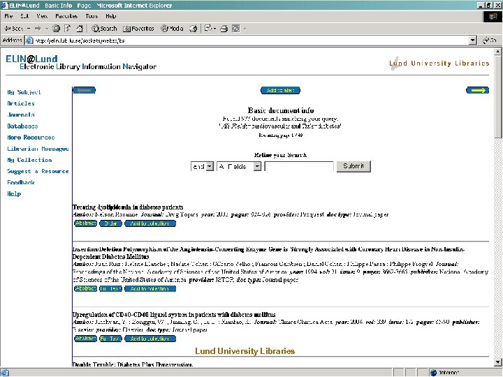 Lund University Libraries 