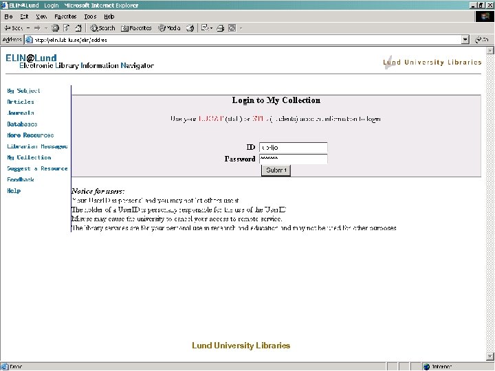 Lund University Libraries 