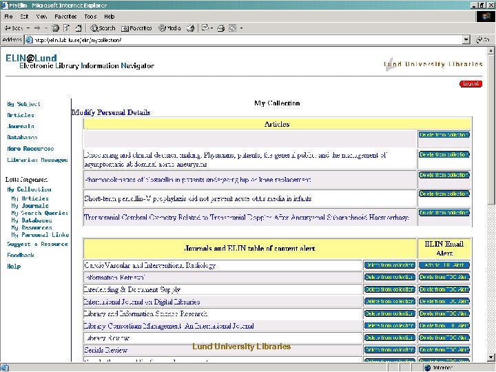 Lund University Libraries 