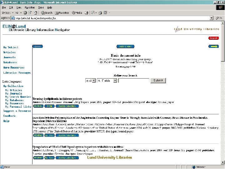 Lund University Libraries 