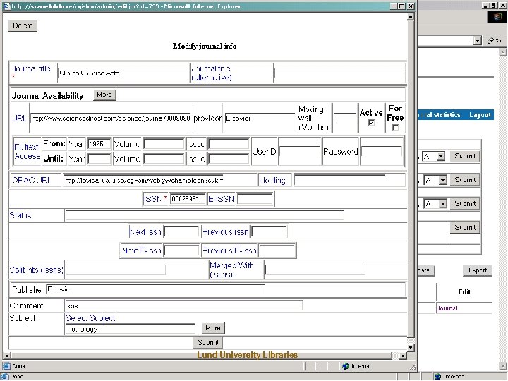 Lund University Libraries 