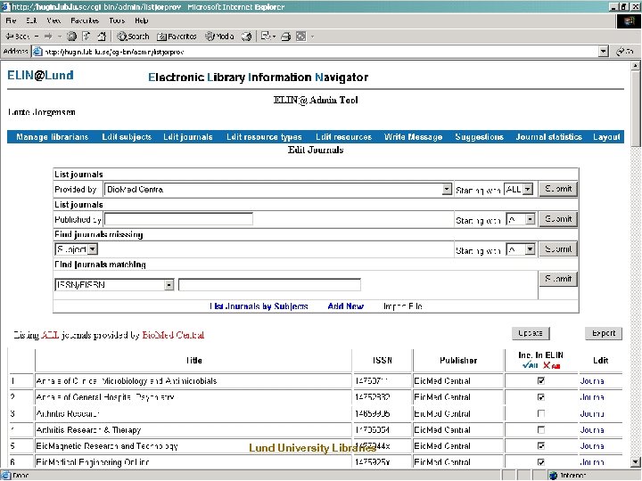 Lund University Libraries 