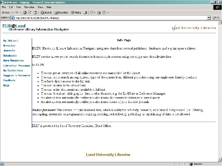 Lund University Libraries 