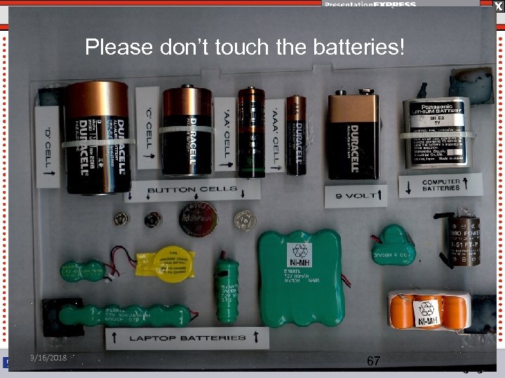 32 Electrostatics Alessandro Volta (1745 -1827) Please don’t touch the batteries! Italian scientist; made