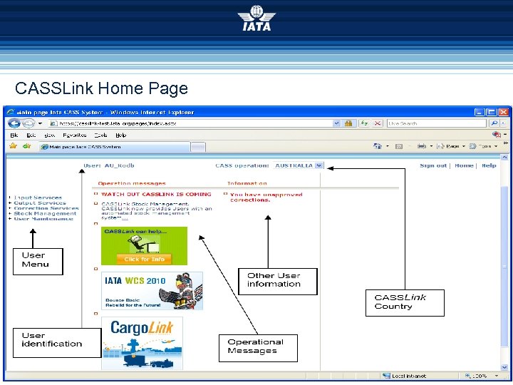 CASSLink Home Page 