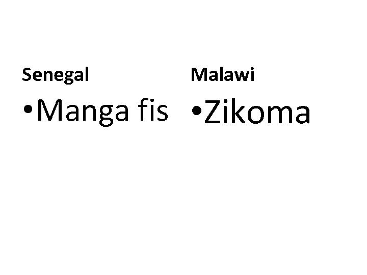 Senegal Malawi • Manga fis • Zikoma 
