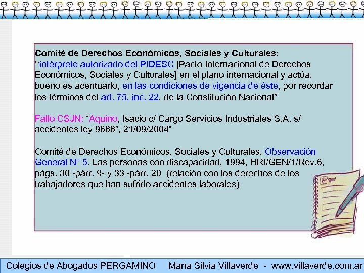 Comité de Derechos Económicos, Sociales y Culturales: “intérprete autorizado del PIDESC [Pacto Internacional de