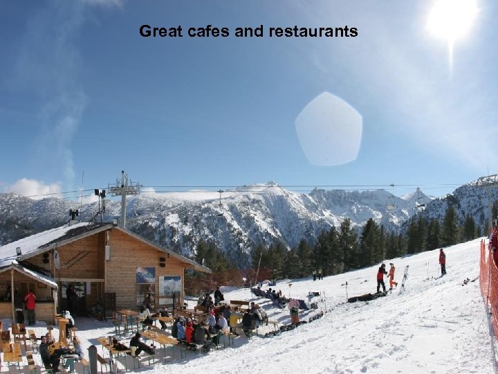 Great cafes and restaurants 