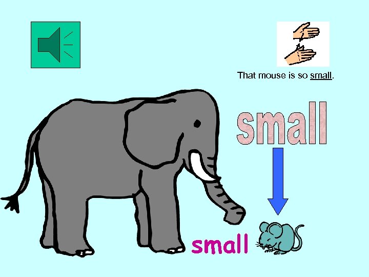 That mouse is so small 