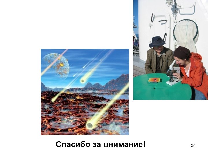 Спасибо за внимание! 30 