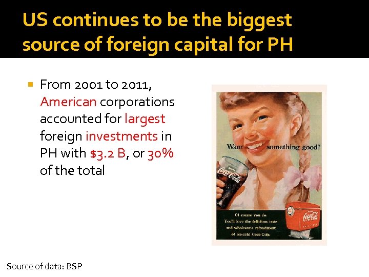US continues to be the biggest source of foreign capital for PH From 2001