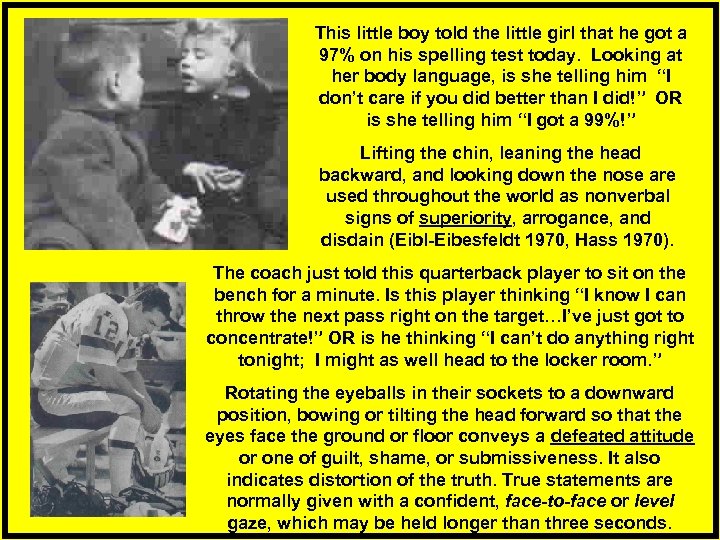 This little boy told the little girl that he got a 97% on his