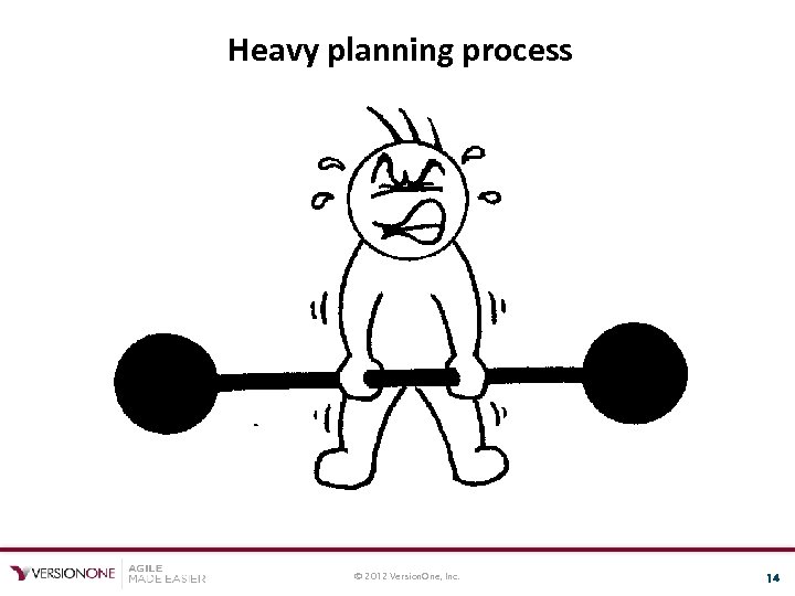 Heavy planning process © 2012 Version. One, Inc. 14 